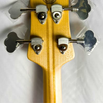 Form Factor Audio  Wombat 4 Burgundy ash Electric Bass Guitar image 3