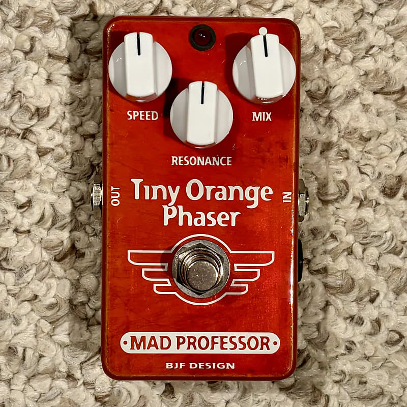 Mad Professor Tiny Orange Phaser Hand-Wired 2010s - Orange image 1