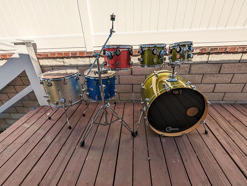 PDP X7 CUSTOM 6 piece All Maple Drum Set Pre DW Lugs Reverb