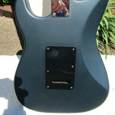 Fender Stratocaster,  2002 Mexico, Gun Metal  Blue Satin Finish, Gig Bag image 8