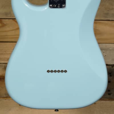 Fender Tom DeLonge Stratocaster Electric Guitar Daphne Blue w/  Gigbag image 3