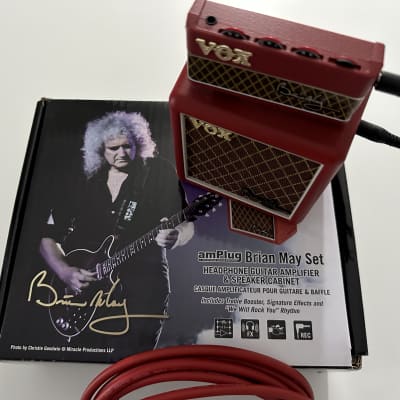 Vox Brian May Signature amPlug Battery-Powered Guitar Headphone Amplifier 2023 - Red for sale