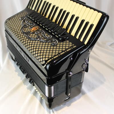 NEW Black Scandalli Super VI Extreme Piano Accordion LMMH 41 120 image 8