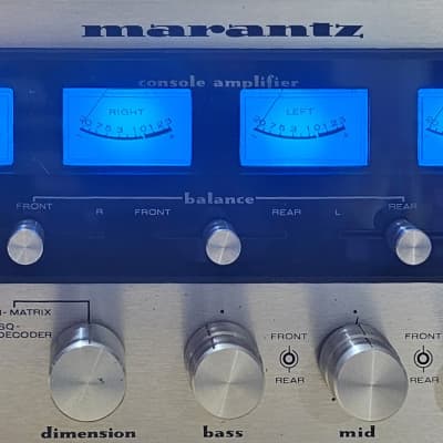 Marantz Model 4140 70 watts  Solid-State Integrated Amplifier 1973 - 1977 - Silver with MetalCase image 1