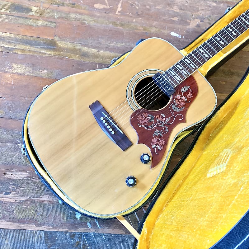 Yamaha FG-350e acoustic guitar c 1970’s original vintage mij japan j-160e  Gibson killer non-export