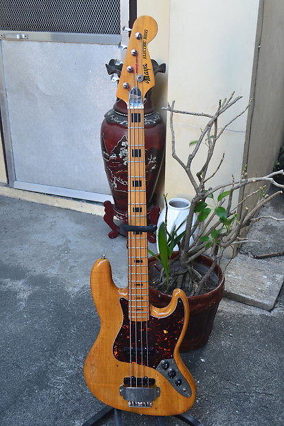Maya Jazz Bass 70's Natural Rare Japan image 1