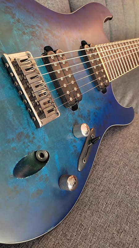 Ibanez S7721PB - Sapphire Blue Flat image 1