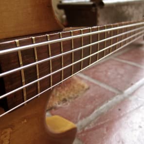 Vintage Kay 60s Electric Bass Guitar Sunburst w/Speedbump Pickup, 1960's Harmony 5930 5935 VIDEO image 6