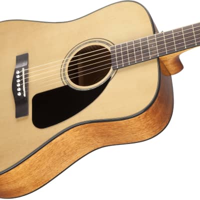 Fender CD-60 v3 Dreadnought Acoustic Guitar with Case - Natural image 4