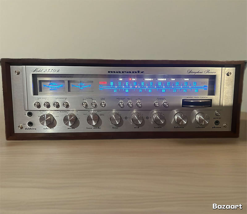 Marantz 2330b Vintage Receiver, Partially Recap &amp; Serviced, Perfect Working condition.  			