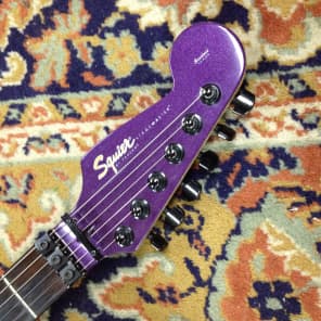 Squier Stagemaster Metallic Purple Eletric Guitar with Matching Reverse Headstock image 3