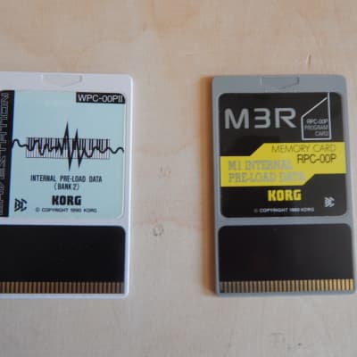 SYNTHESIZER Korg M3R pre-load data RPC-00P 1989