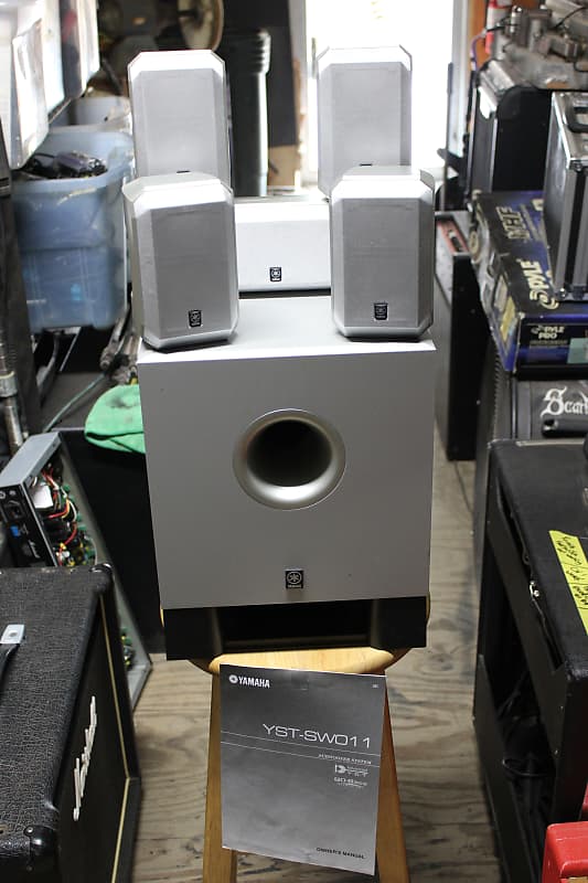 Yamaha Surround Sound System (HTR-5830, YST-SW011, NS-AP1600C &amp; NS-AP1600S  			