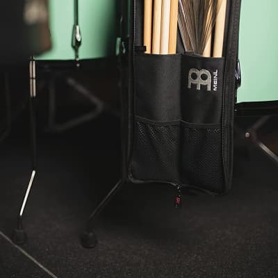 Meinl Percussion Compact Drumstick Bag with Floor Tom Hooks, Heavy-Duty Fabric — for Mallets, Brushes and Accessories as Well, Black, (MCSB) image 7