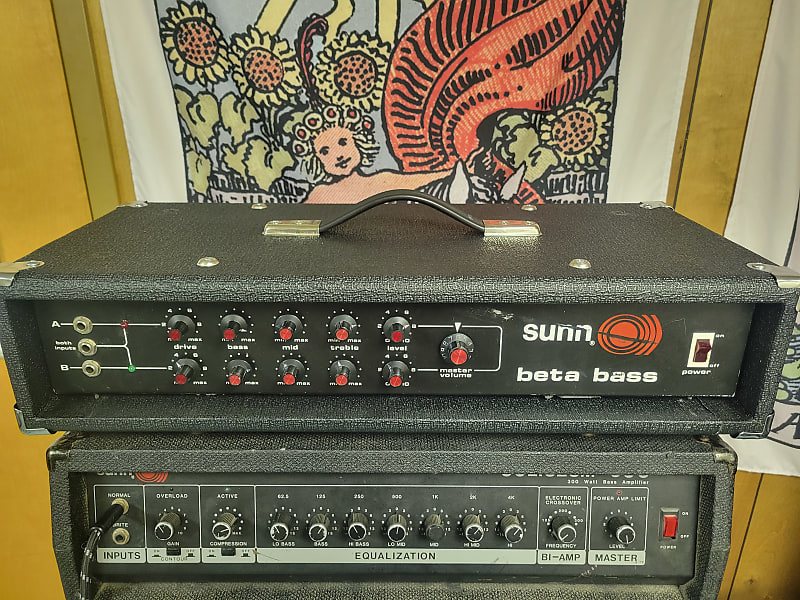 Sunn Beta Bass Head Stoner Sludge Doom Amp Reverb