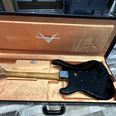 Fender Custom shop limited edition Stratocaster - Black with PAF in the bridge! image 13