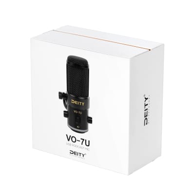 Deity VO-7U Microphone All Metal Dynamic Microphone Condenser Microphone for Podcasting, Recording, Live Streaming, Gaming Built-in 3.5mm Monitor Interface (with Desktop Tripod) image 5
