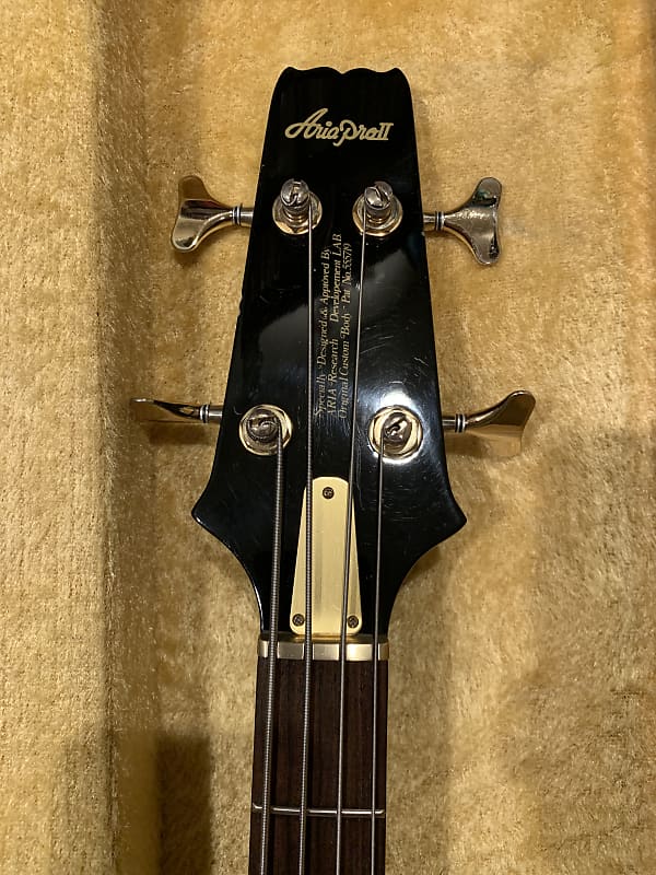 Aria Pro II SB Elite 1 Black 'N Gold 1983 Black | Reverb