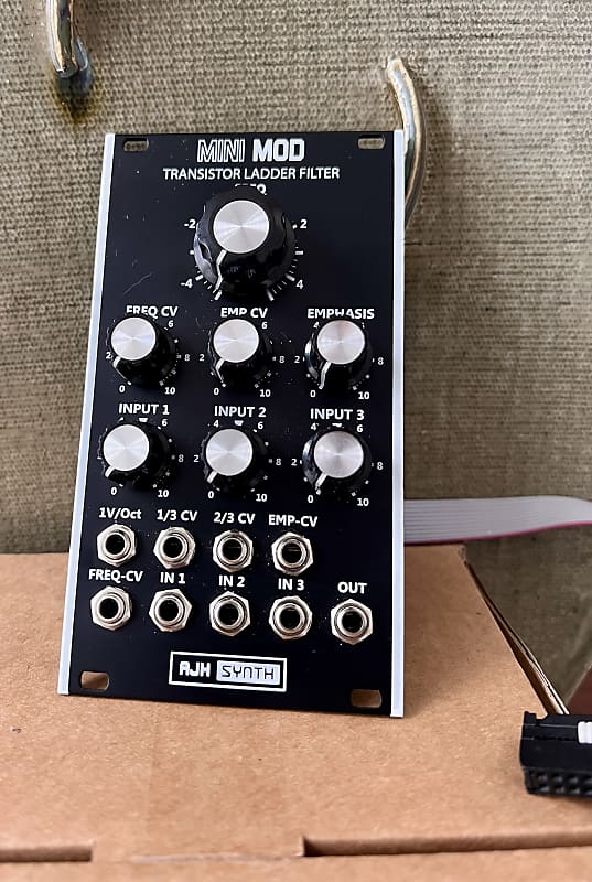 AJH Synth Minimod Transistor Ladder VCF 2022 Black Reverb
