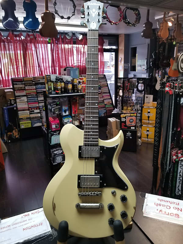 Washburn WI64 2010 Aged Vintage White Reverb