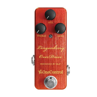 Reverb.com listing, price, conditions, and images for one-control-lingonberry-overdrive