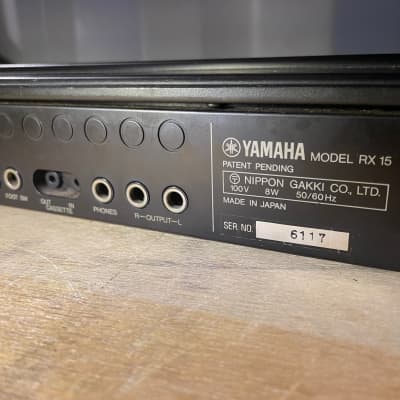 Yamaha RX15 Digital PCM Rhythm Programmer 1980s - Black image 4
