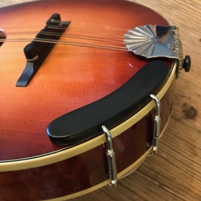 Cumberland Acoustic Mandolin Armrest, Brand New, Natural Ebony/Chrome, Protect your mandolin! image 4