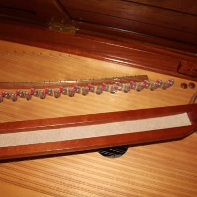 Italian Virginal Harpsichord crafted by Thomas John Dick 2008, 54 strings (B1 to E6), Sitka Spruce image 17