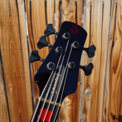 Spector Euro5 LX Alex Webster Solid Black 5-String Electric Bass Guitar (2024) image 3
