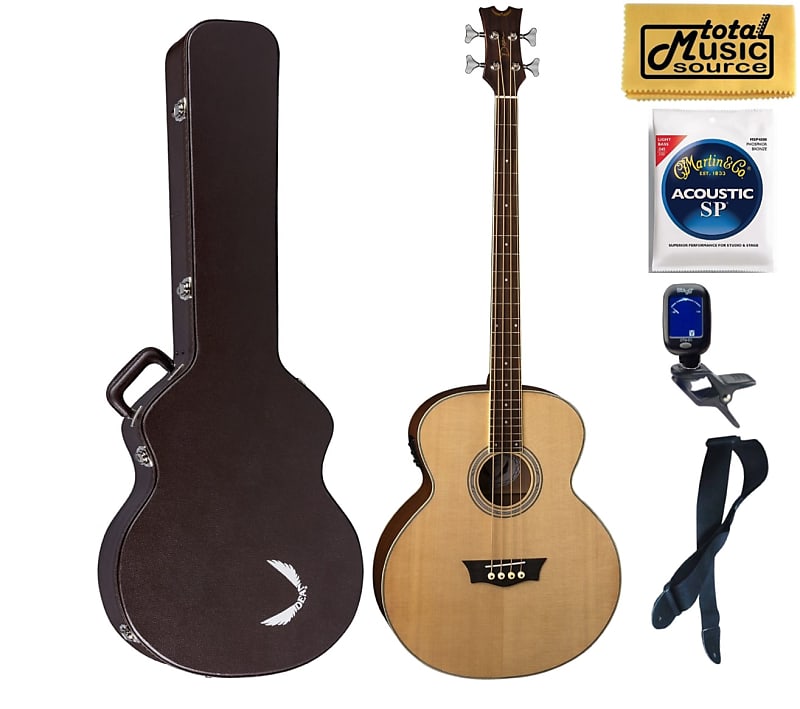 ACOUSTIC/ELECTRIC BASS - SATIN NATURAL | Dean Guitars