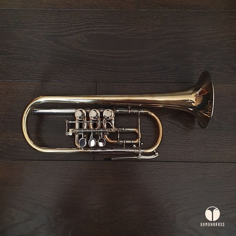 H. Ganter G3a C German Rotary Trumpet | Gamonbrass | Reverb