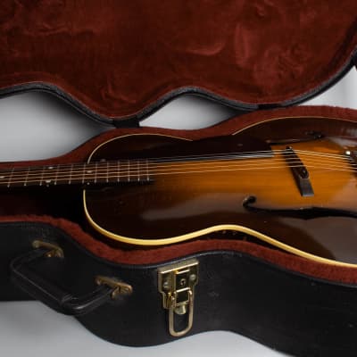 Epiphone  Zenith Arch Top Acoustic Guitar (1936), ser. #10926, black hard shell case. image 11