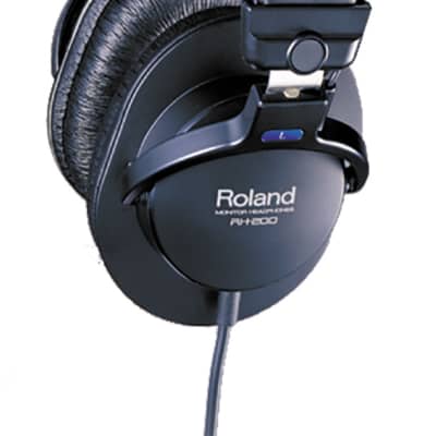 Roland RH-200 Over-Ear Headphones 2021 Black image 1