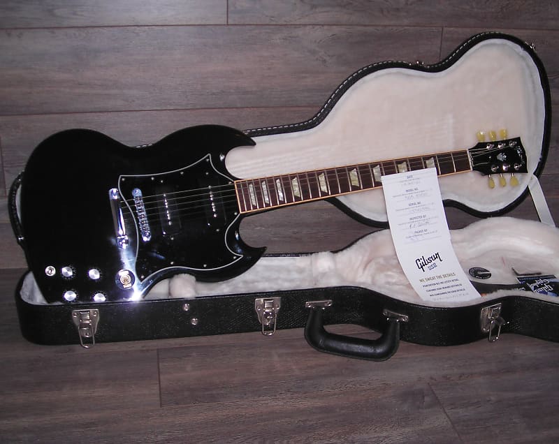 2012 Gibson SG Standard P90 Limited Edition Ebony with OHSC