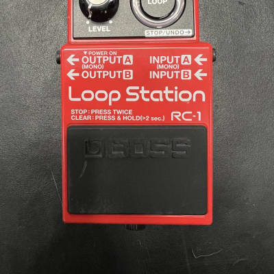 Boss RC-1 Loop Station Looper Pedal  - Red- Great shape! #1 image 3