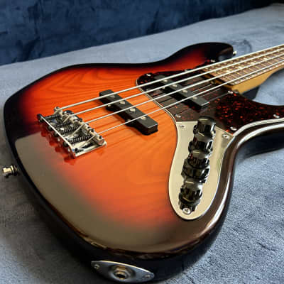 US Fender Jazz Bass Deluxe Suhr Era 1996 Active EQ - Sunburst image 8