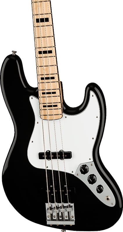 Fender Geddy Lee Jazz Bass Maple FB, Black image 1