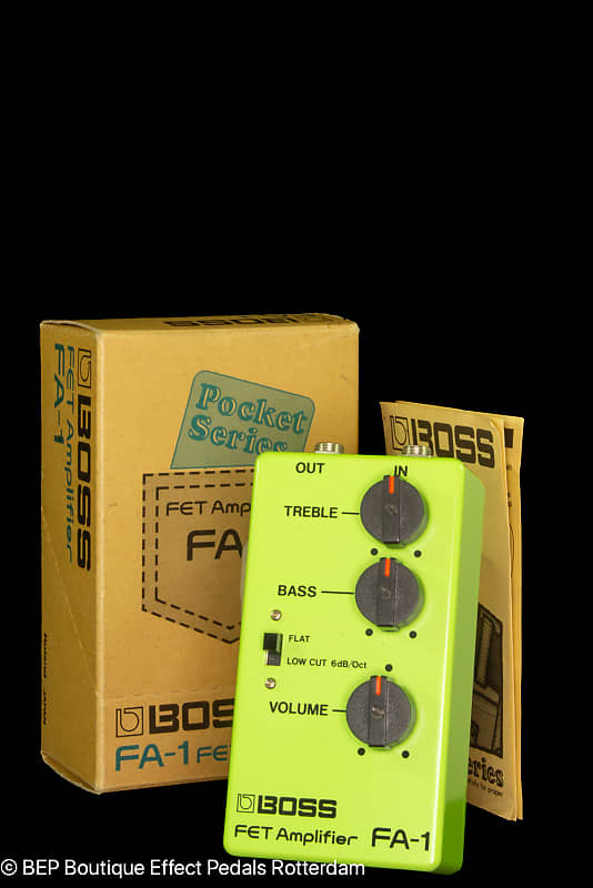 Boss FA-1 FET Amplifier 1983 Japan as used by The Edge - U2