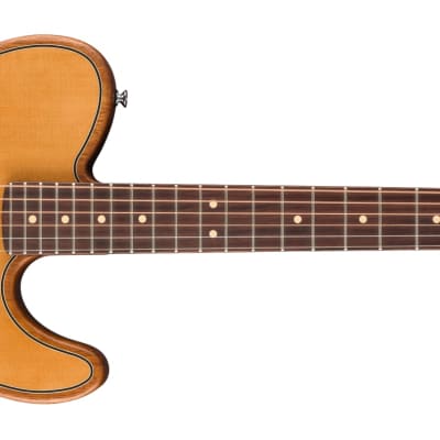 NEW Fender Acoustasonic Standard Telecaster - Aged Natural, Support Indie Music Shops & Buy Here! image 2