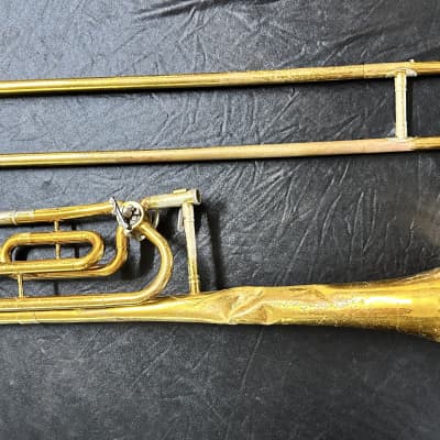 King 2115 2B+ Trombone 1983 - 84 Yellow Brass | Reverb