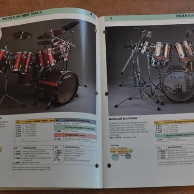 Ludwig Total Percussion vintage catalog booklet brochure. 1984 image 5