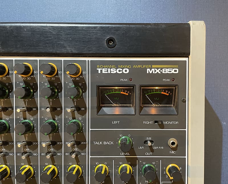 [Ultra Rare] Teisco MX-850 Vintage Analog 8-Channel Mixer Wonderful EQ