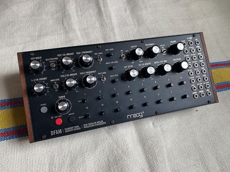 Moog DFAM Drummer From Another Mother Semi-Modular Analog Percussion Synth Black image 1