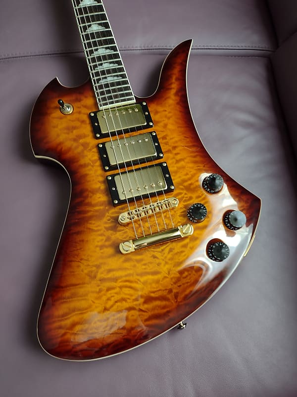 B.C. Rich Mockingbird Pro X Custom quilted maple top  electric guitar image 1