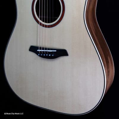 Furch - Orange - Dreadnought - Cutaway - Spruce top - Walnut back and sides - Hiscox OHSC image 3