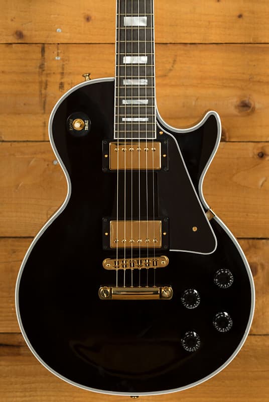 Gibson Custom Les Paul Custom w/Ebony Fingerboard Gloss Ebony image 1
