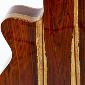 Pinol Guitars All Solid Cocobolo Rosewood Back+Side & Cedar Top  Grand Spanish Classical image 8