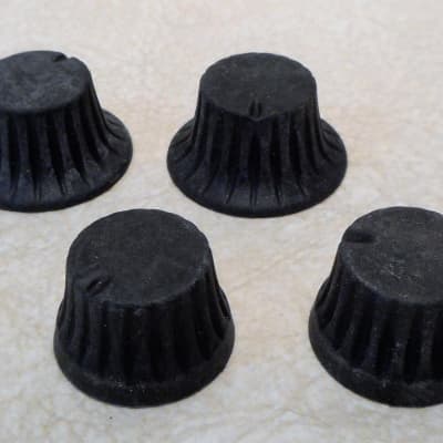 NEW OS PARKER GUITAR USA CUSTOM SHOP 4 VOLUME AND TONE RUBBER KNOBS image 1