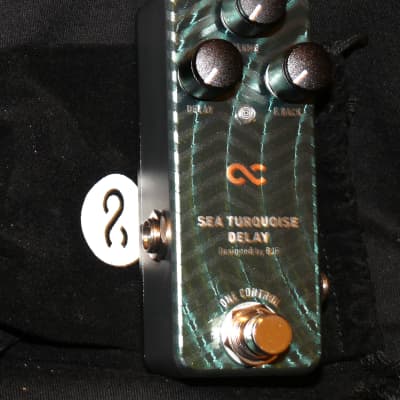 Reverb.com listing, price, conditions, and images for one-control-sea-turquoise-delay