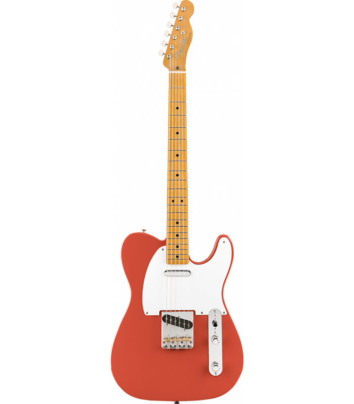 Fender Vintera '50s Telecaster with Maple Fretboard 2019 - Present Fiesta Red image 1